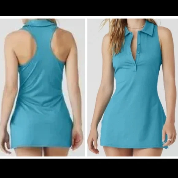 royal blue dress jewelry Blue Plunging Neck Open Back Tiered Homecoming Dress main image 1